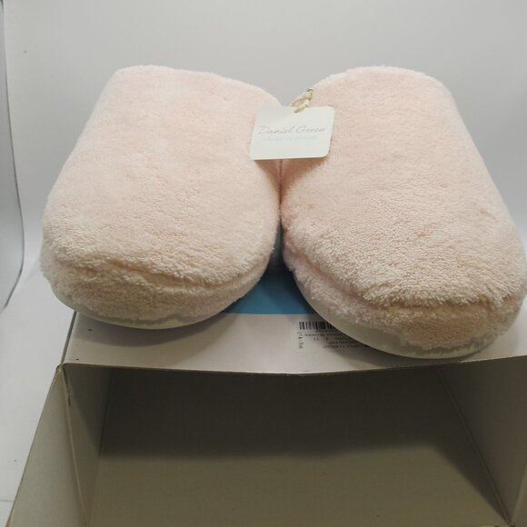 Daniel Green Addie slip-on slipper in pink 8N - Picture 8 of 14